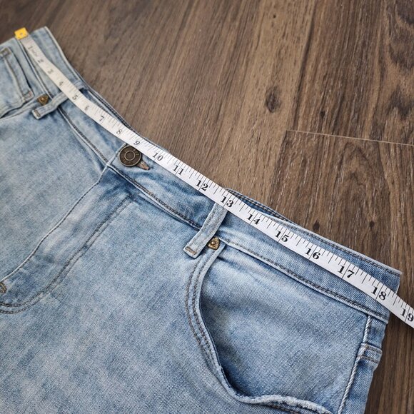 💙 Kut from the Kloth Kat High Rise Shorts Size 14 Denim Jeans Country Casual - Picture 3 of 8